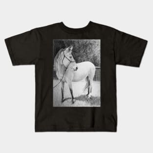 Horse  by Adelaide Artist Avril Thomas Kids T-Shirt